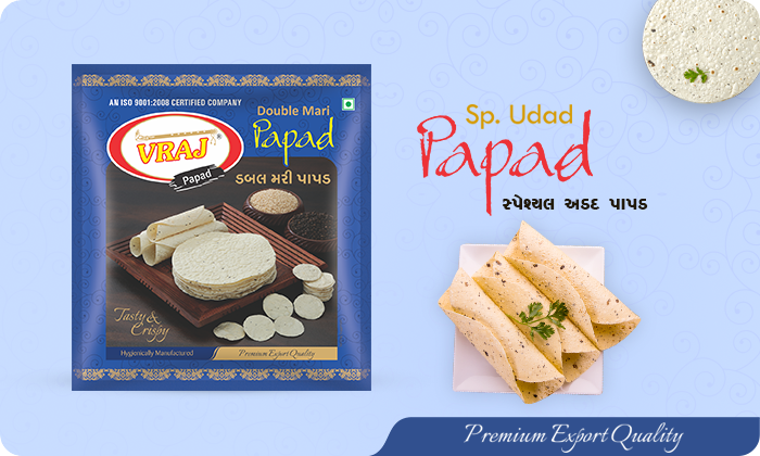 DOUBLE MARI UDAD PAPAD - VRAJ 